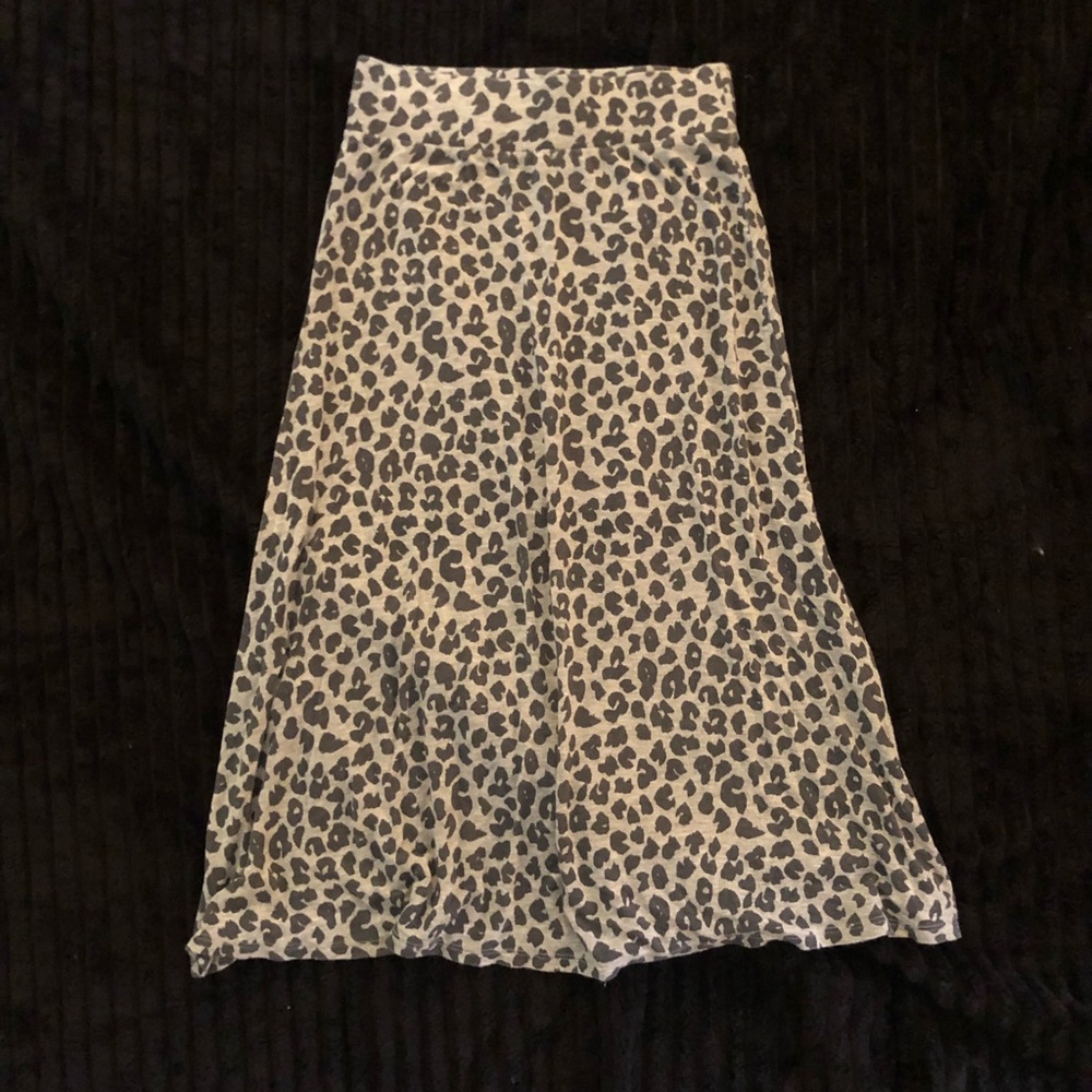 Cat & Jack Girls long size small cheetah skirt 🌸☀️